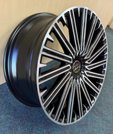 20" Drastic DS10-M Wheel 🌟 20X8.5 +35 5X112 + 5X114.3 🌟 C.B 73.1 Black & Machined Rim